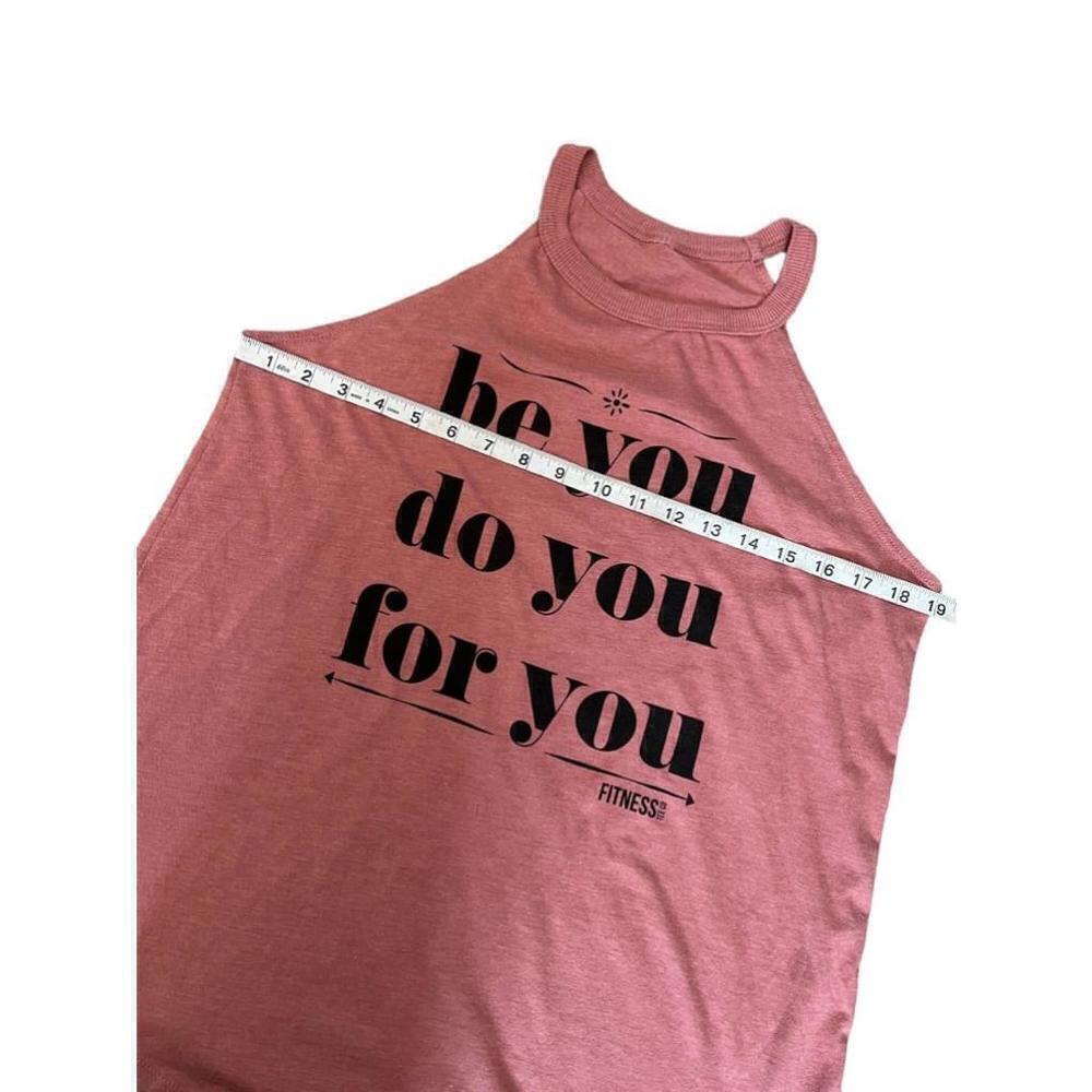 Graphic Print Loose Fit High Neck Sleeveless Tank Top Workout Athletic Shirt M - Picture 6 of 6